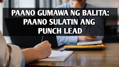 paano gumawa ng balita